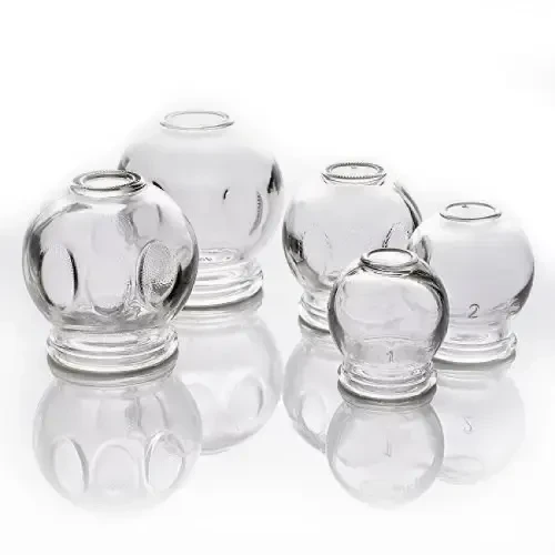 Glass cupping set
